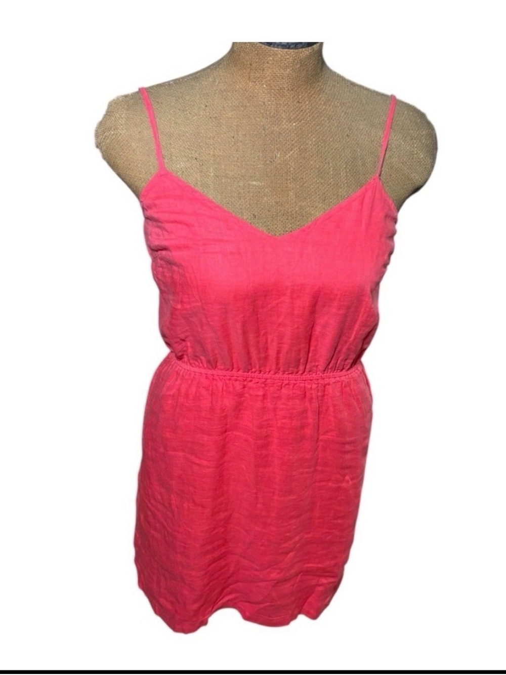 J. Crew Pink Linen Sleeveless Dress Size XS